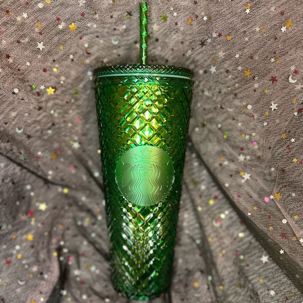 Green Starbies cup